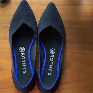 The Point Rothy’s black shoes